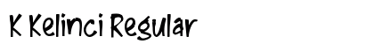 K Kelinci Regular Font Preview