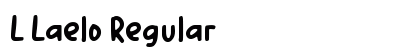 L Laelo Regular Font Preview