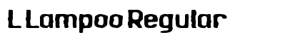 L Lampoo Regular Font Preview