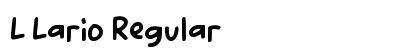 L Lario Regular Font Preview
