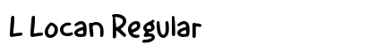 L Locan Regular Font Preview