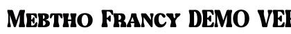 Mebtho Francy DEMO VERSION Regular preview Mebtho Francy DEMO VERSION Regular preview