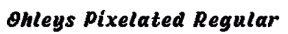 Ohleys Pixelated Regular preview