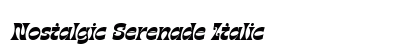 Nostalgic Serenade Italic preview