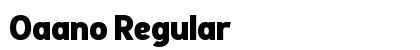 Oaano Regular Font Preview Oaano Regular Font Preview