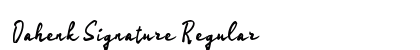 Oahenk Signature Regular preview