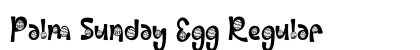 Palm Sunday Egg Regular (OpenType) Font Preview