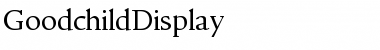 GoodchildDisplay Font