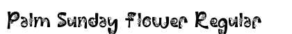 Palm Sunday Flower Regular Font Preview