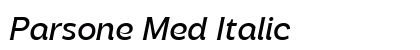 Parsone Med Italic preview