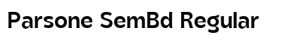 Parsone SemBd Regular preview