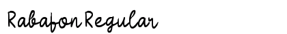 Rabafon Regular Font Preview Rabafon Regular Font Preview