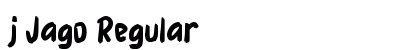 j Jago Regular Font Preview