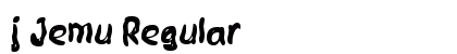 j Jemu Regular Font Preview