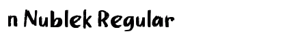 n Nublek Regular preview