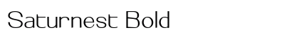 Saturnest Bold preview