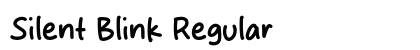 Silent Blink Regular preview