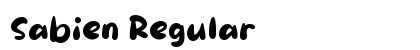 Sabien Regular Font Preview