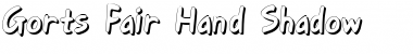 Gort's Fair Hand Shadow Medium Font