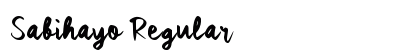 Sabihayo Regular Font Preview