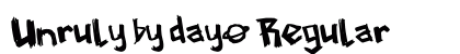 Unruly by dayo Regular preview