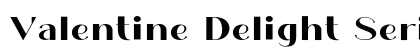 Valentine Delight Serif Regular preview