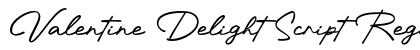 Valentine Delight Script Regular preview