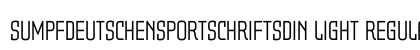 SumpfdeutschensportschriftSdIN Light Regular Font Preview