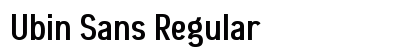 Ubin Sans Regular preview