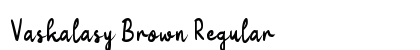 Vaskalasy Brown Regular preview