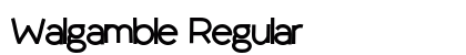 Walgamble Regular preview