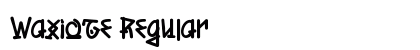 Waxioze Regular Font Preview