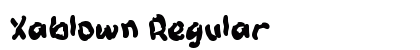 Xablown Regular Font Preview