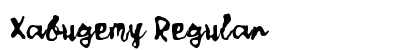 Xabugemy Regular Font Preview