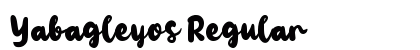 Yabagleyos Regular Font Preview