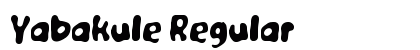 Yabakule Regular Font Preview