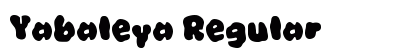 Yabaleya Regular Font Preview