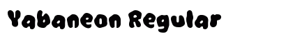 Yabaneon Regular Font Preview