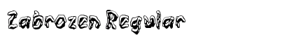 Zabrozen Regular preview