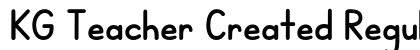 KG Teacher Created Regular preview