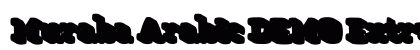 Muraba Arabic DEMO Extrude Regular preview