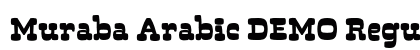 Muraba Arabic DEMO Regular preview