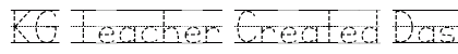KG Teacher Created Dash Lined Regular preview KG Teacher Created Dash Lined Regular preview