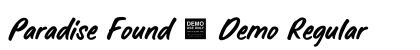 Paradise Found - Demo Regular preview Paradise Found - Demo Regular preview
