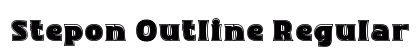 Stepon Outline Regular preview Stepon Outline Regular preview