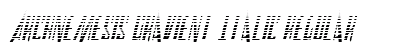 Archnemesis Gradient Italic Regular