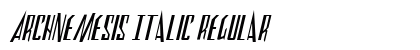 Archnemesis Italic Regular