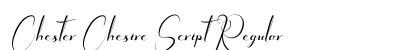 Chester Chesire Script Regular preview Chester Chesire Script Regular preview