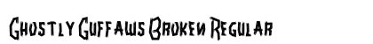 Ghostly Guffaws Broken Regular preview Ghostly Guffaws Broken Regular preview