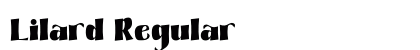 Lilard Regular preview Lilard Regular preview